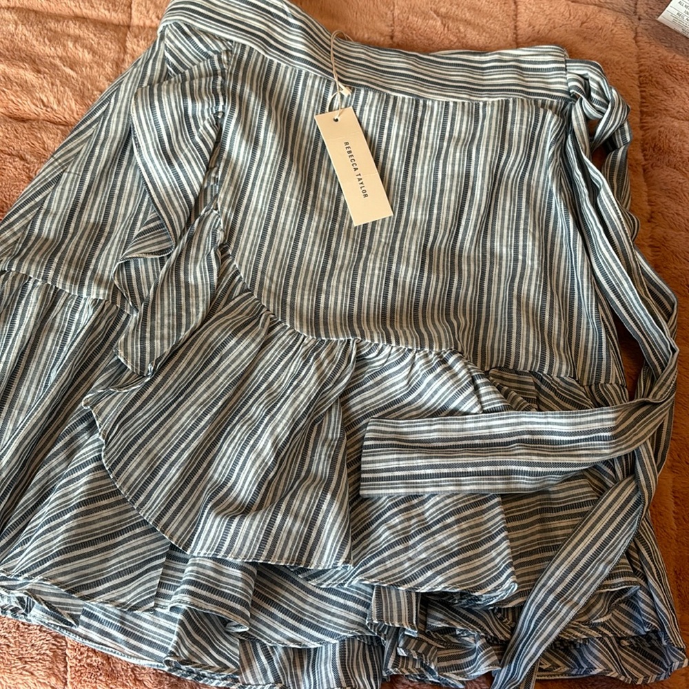 NWT Rebecca Taylor wrap skirt size 6